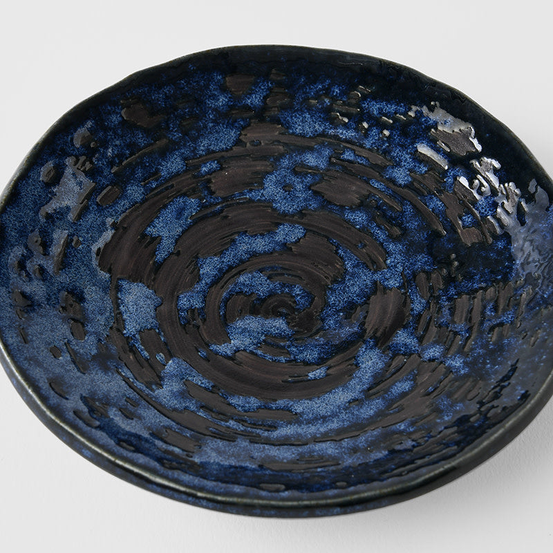 Saucer 13cm Copper Swirl Glaze