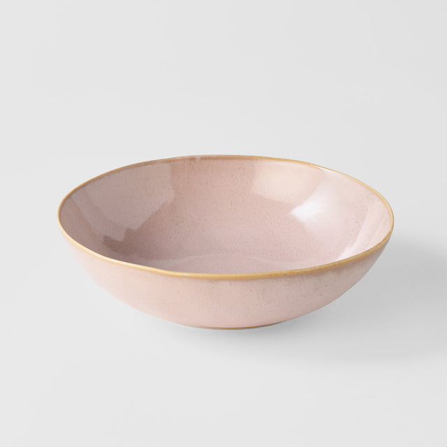 Bowl Oval 16cm Sakura Pink Glaze
