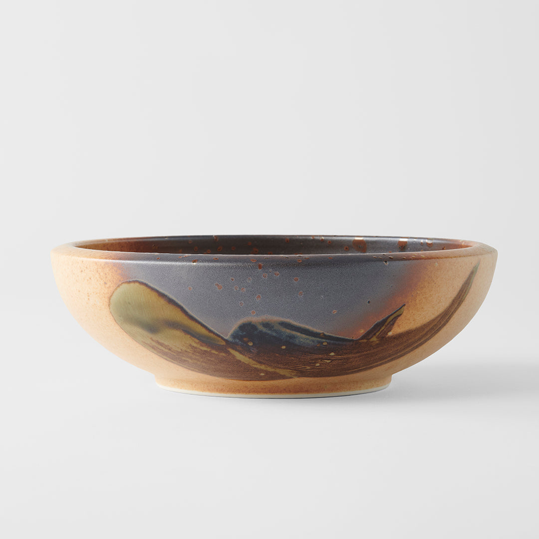 Bowl Thick Edge 20cm Wabi Sabi Glaze
