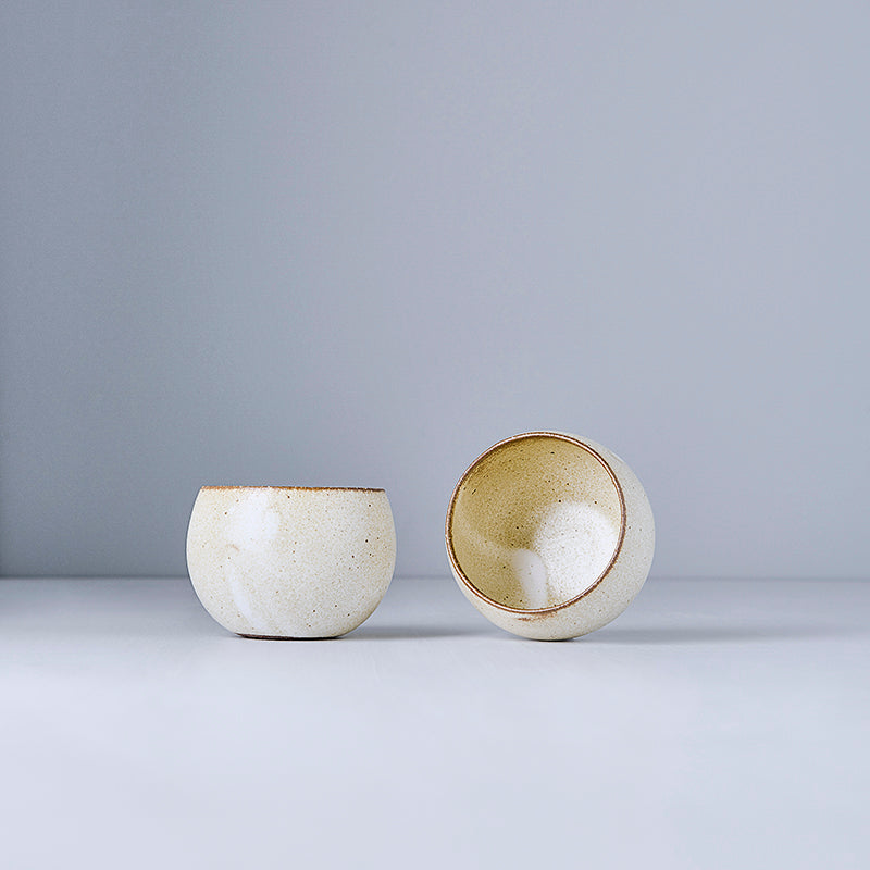 Cup Round 180ml Oatmeal Glaze