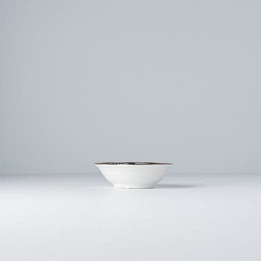 Sauce Dish 11cm Indigo Ikat Triangle Design