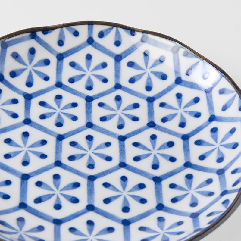 Tapas Plate 16.5cm Flower Design