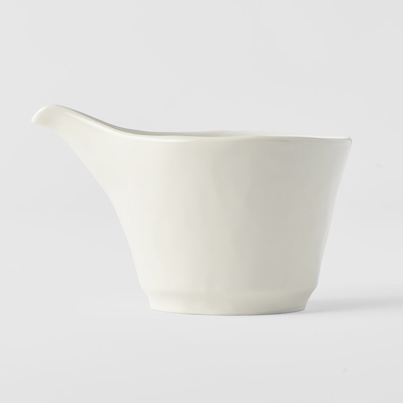 Sake Pourer 9cm Ivory White Glaze