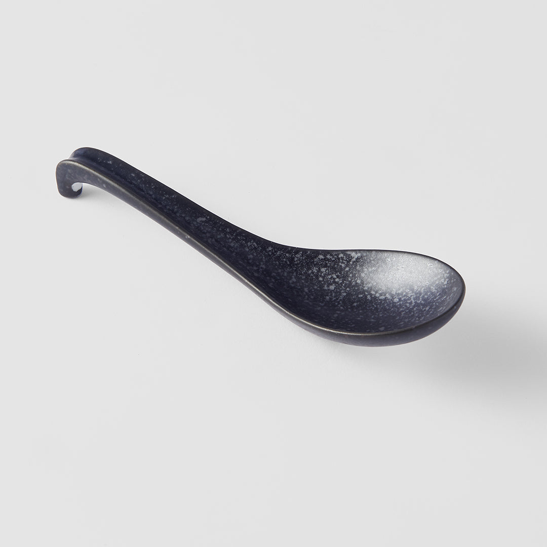 Spoon Ramen 17.5cm Kanso Matt Black Glaze