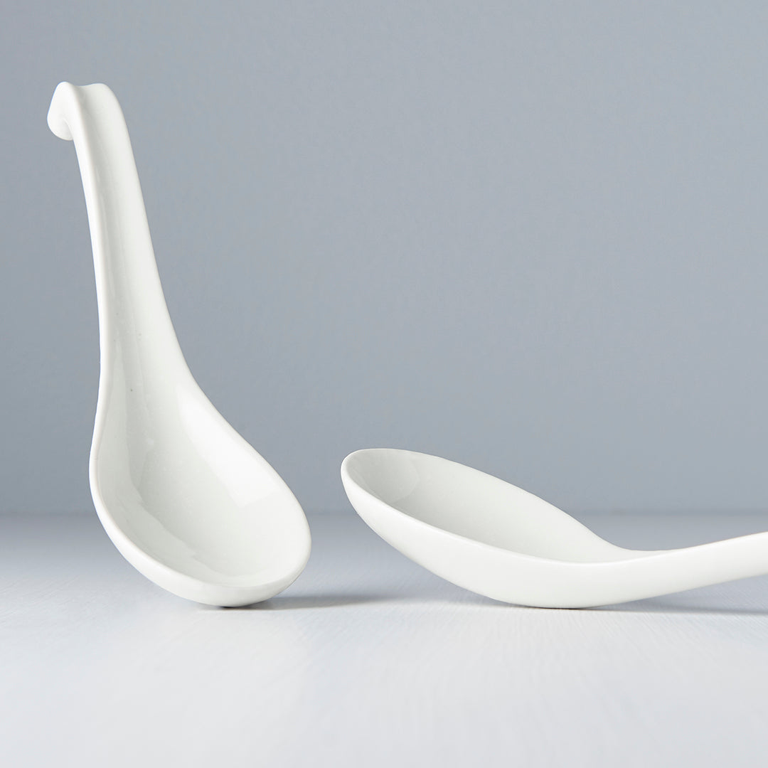 Spoon 17.5cm Kanso Soft White Glaze