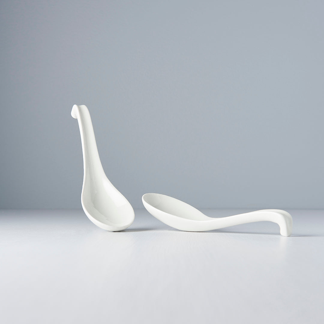 Spoon 17.5cm Kanso Soft White Glaze