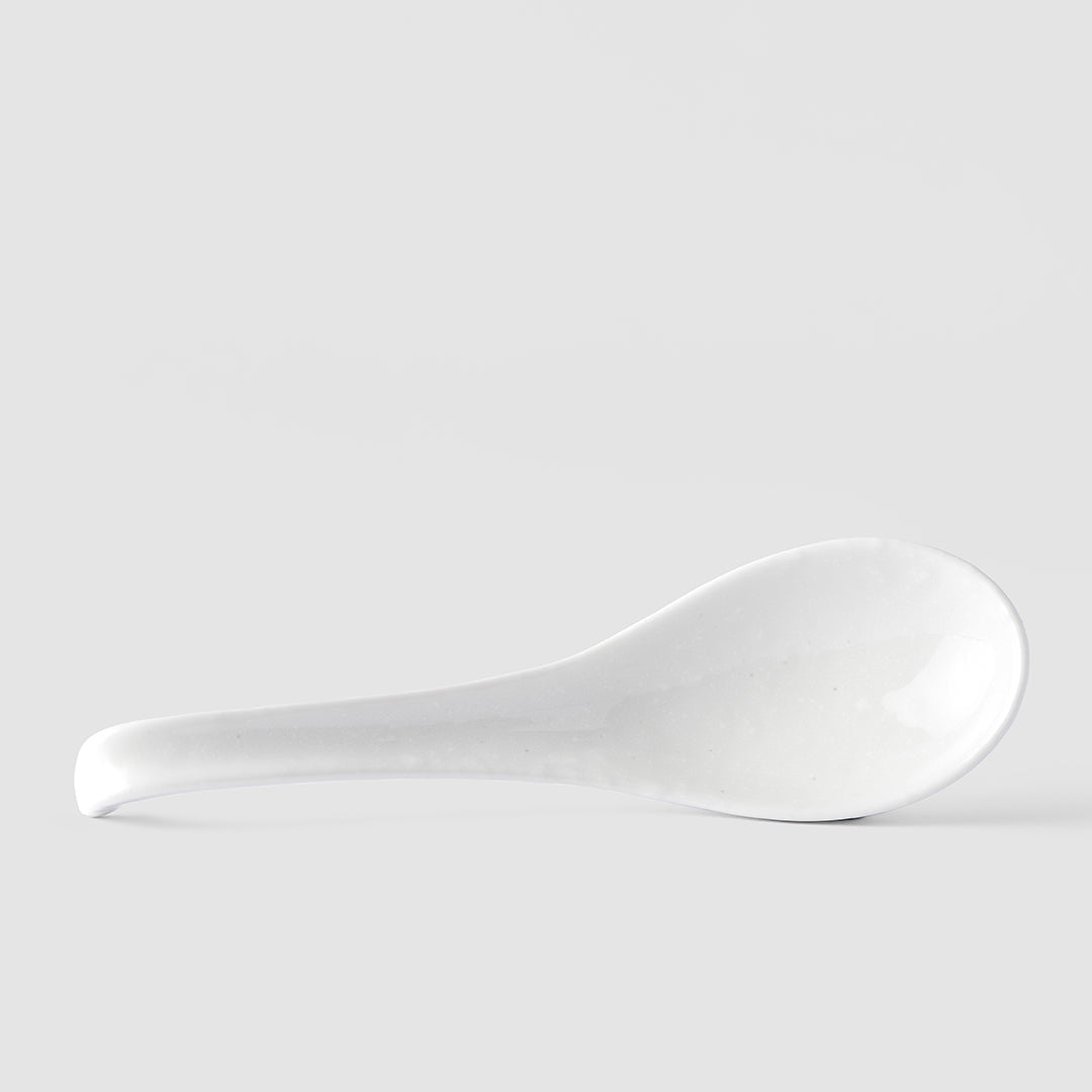 Spoon 17.5cm Kanso Soft White Glaze