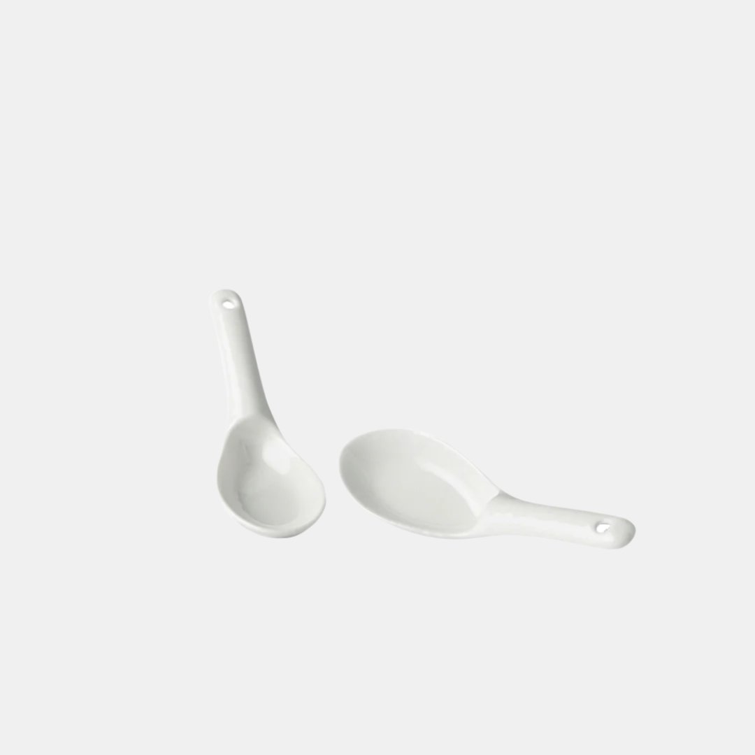 Spoon Small 15cm Kanso Soft White Glaze