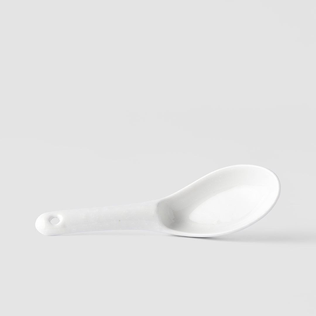 Spoon Small 15cm Kanso Soft White Glaze