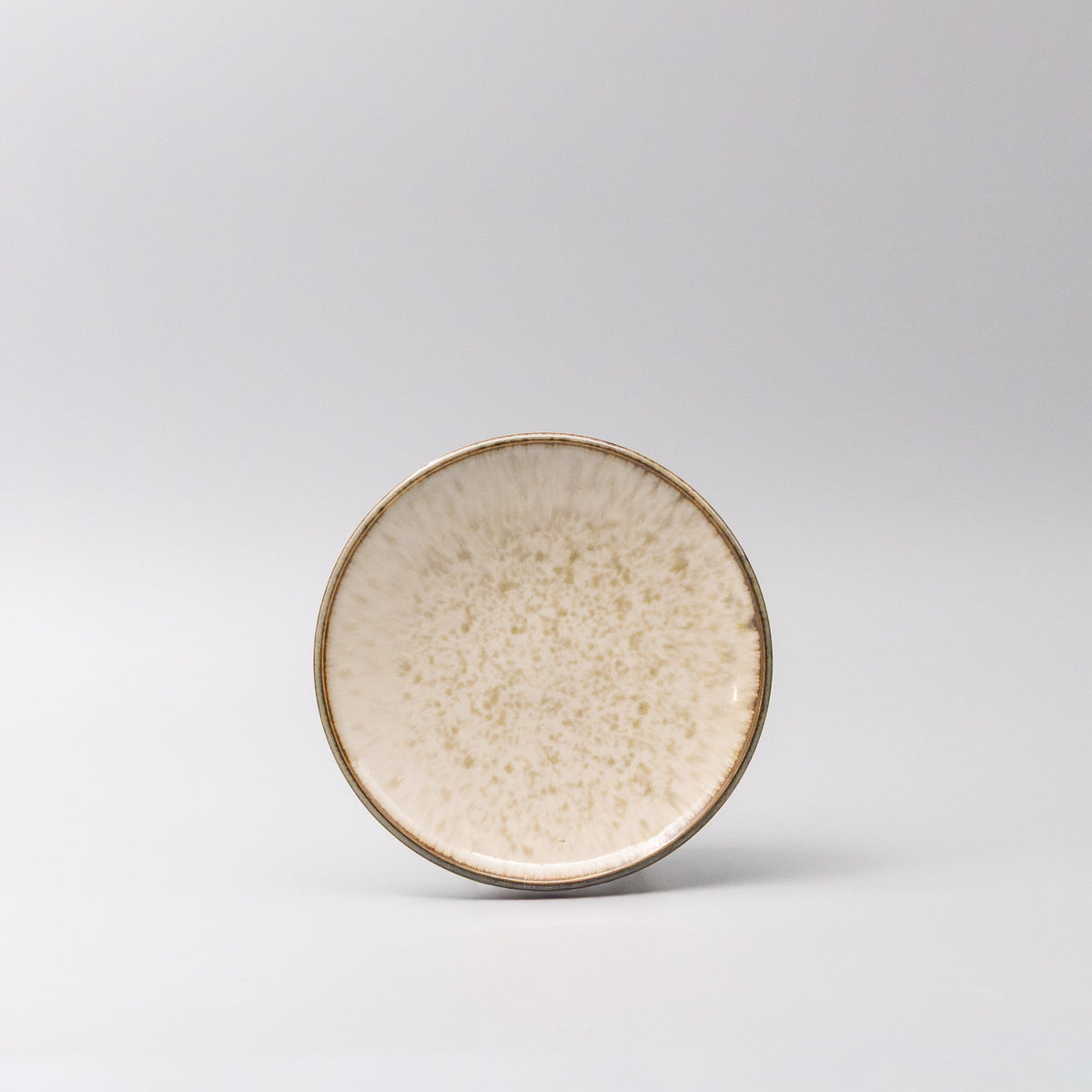 Tapas Plate 17cm Ivory Pearl Glaze