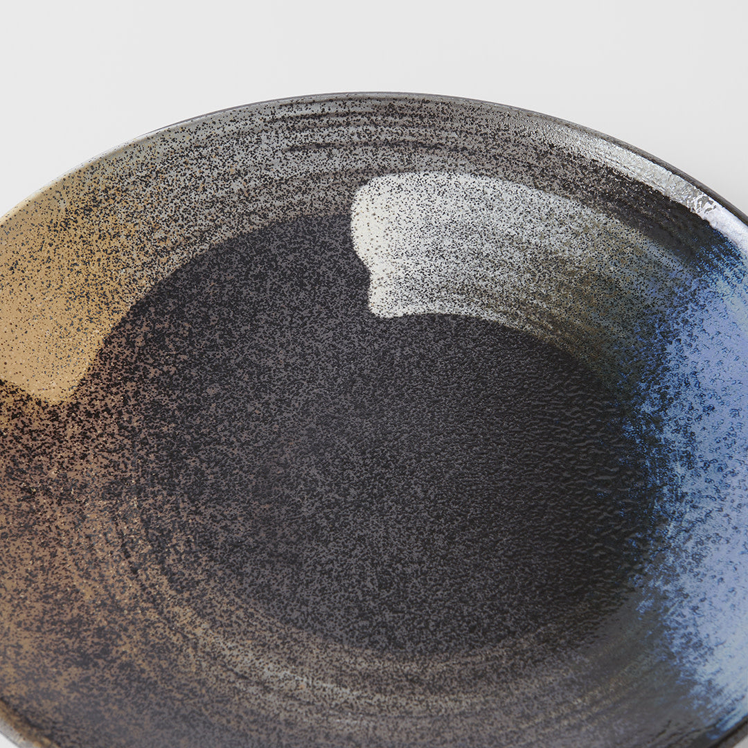 Dinner Plate 28.5cm Gold Brushstroke Glaze