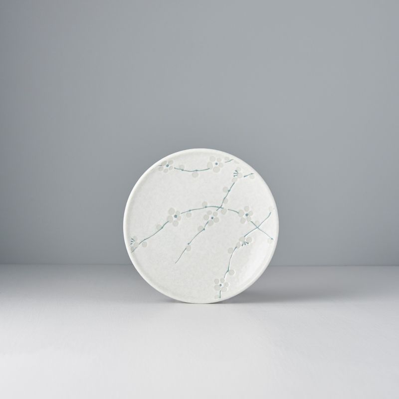 Tapas Plate 17cm White Blossom Glaze