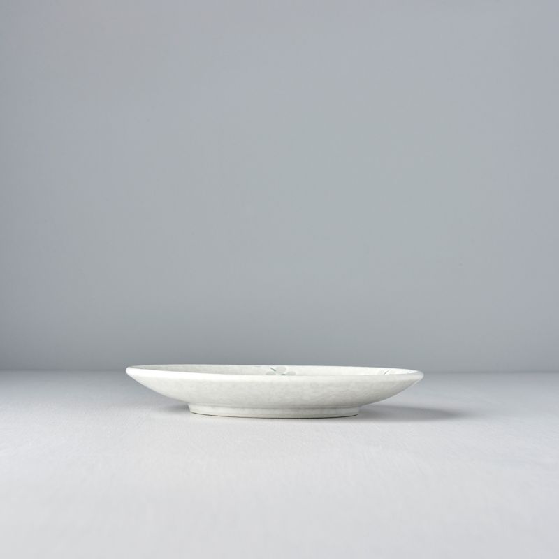 Tapas Plate 17cm White Blossom Glaze
