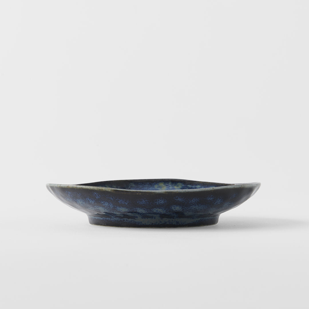 Saucer Organic Shape 13.5cm Kanso Indigo Blue Glaze