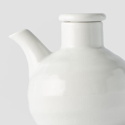 Soy Pot Minoyaki Porcelain 110ml Matt White Glaze