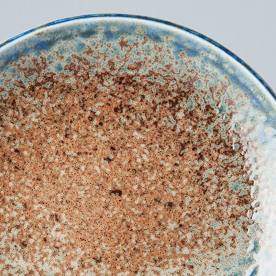 Tapas Plate 17cm Earth & Sky Glaze