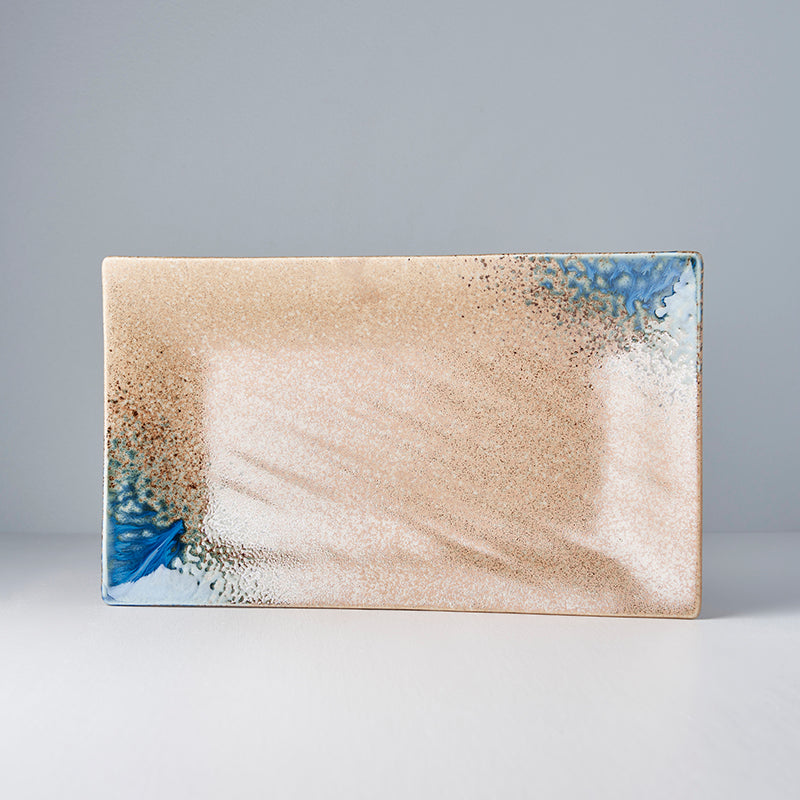 Platter Rectangular 33cm Earth & Sky Glaze