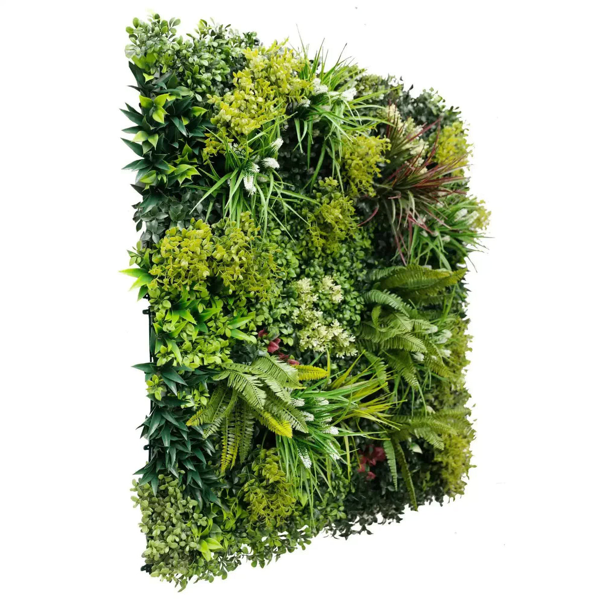 Luxury Lush Spring Recycled Vertical Garden / Green Wall UV Resistant Sample