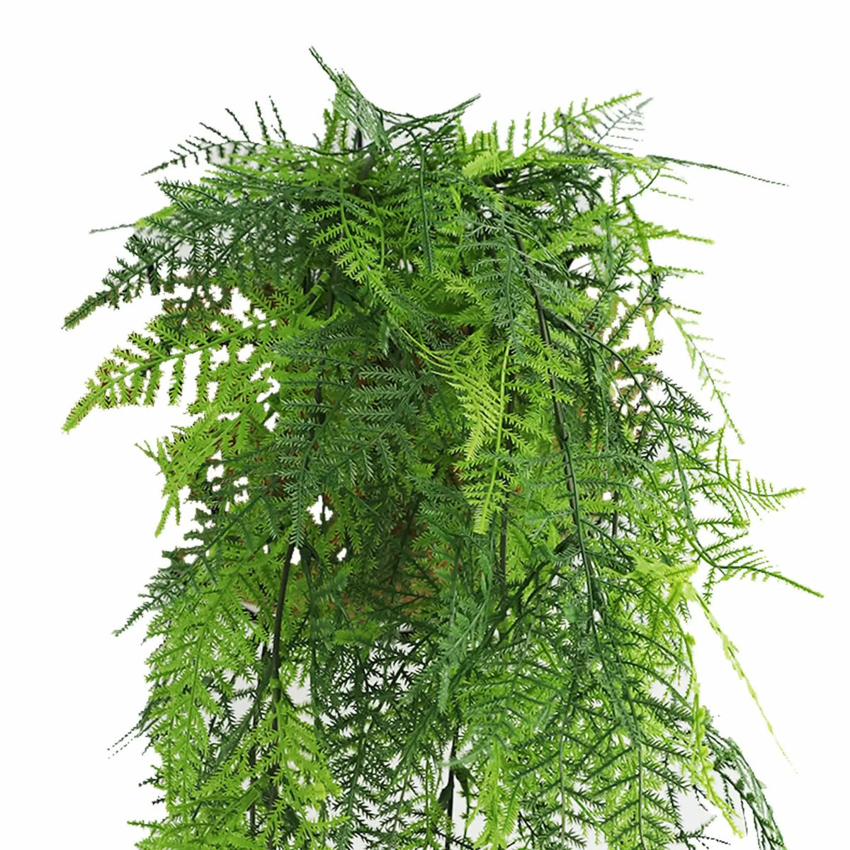 Artificial Hanging Lace Fern Vivid Green Garland Bush UV Rated 15cm x 76cm