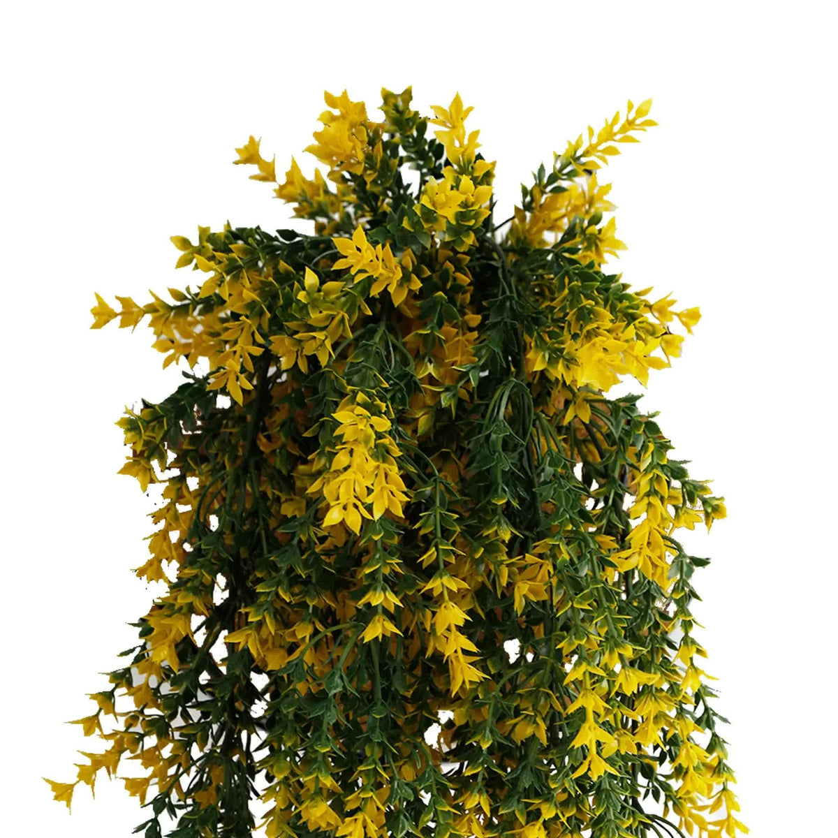 Artificial Hanging Yellow & Green Willow Leaf Garland Bush UV Rated 20cm x 76cm