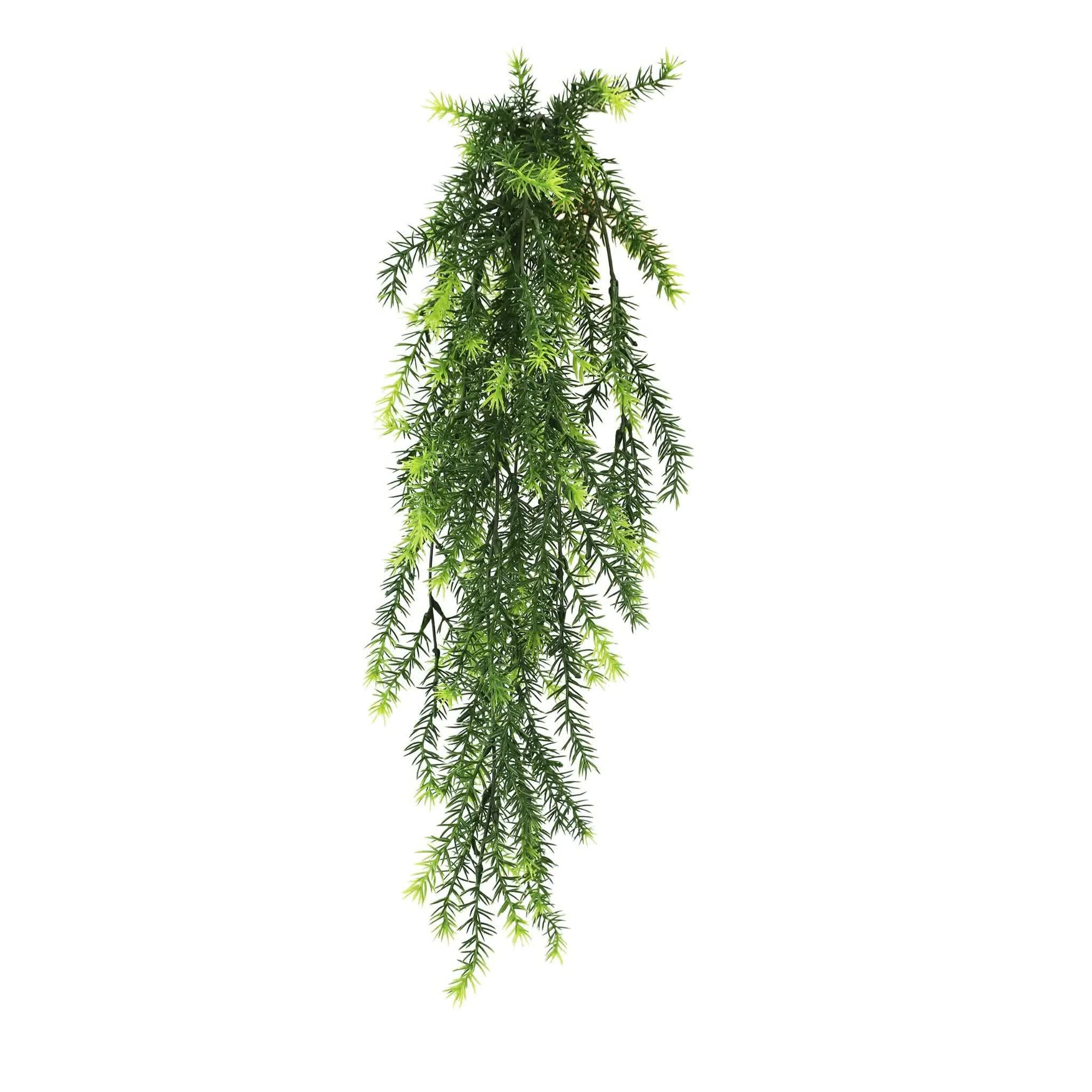 Artificial Hanging Cedar Vine Garland Bush UV Resistant & Fire Rated 20cm x 76cm