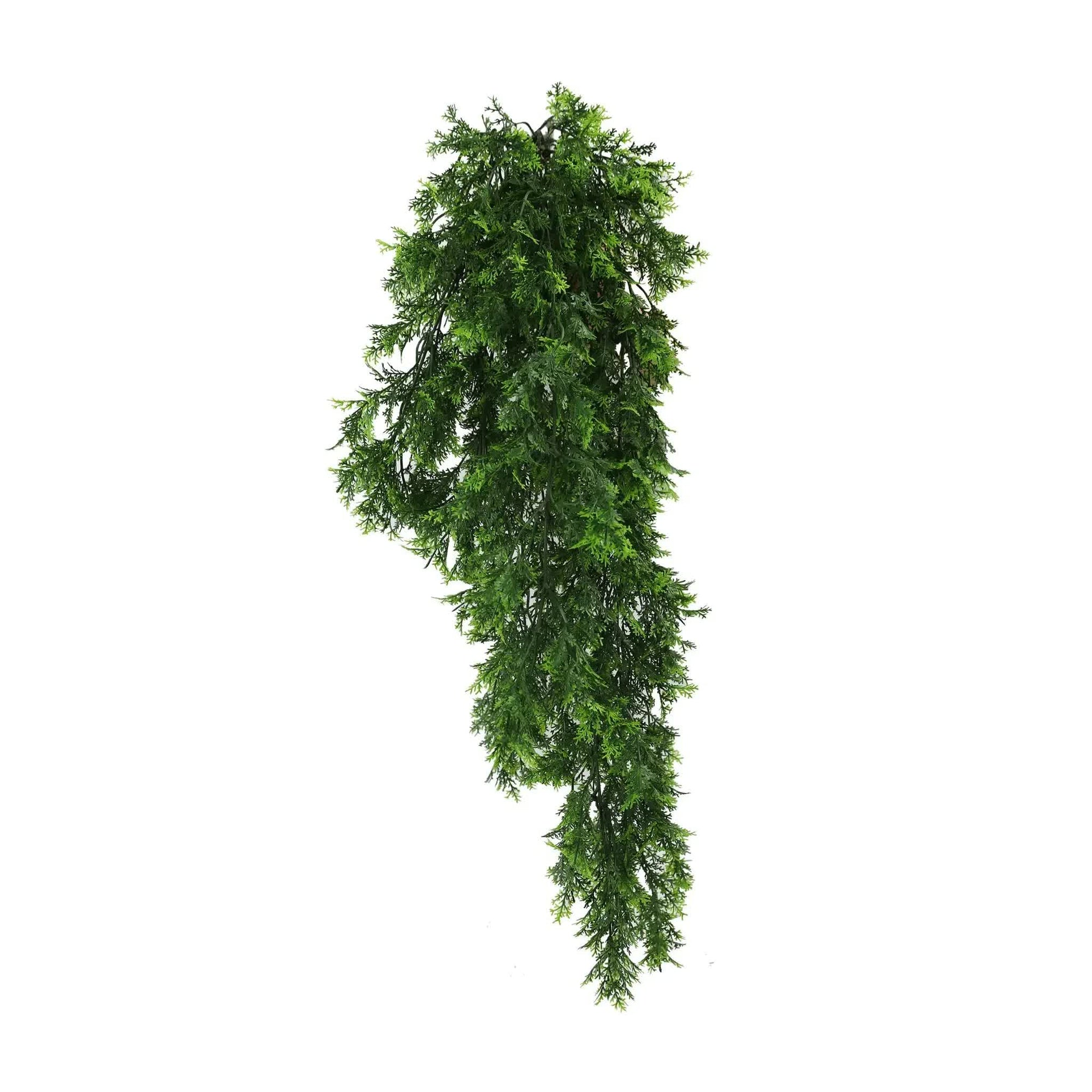 Artificial Mossy Hanging Cedar Vine Garland Bush UV Resistant Rated 22cm x 76cm