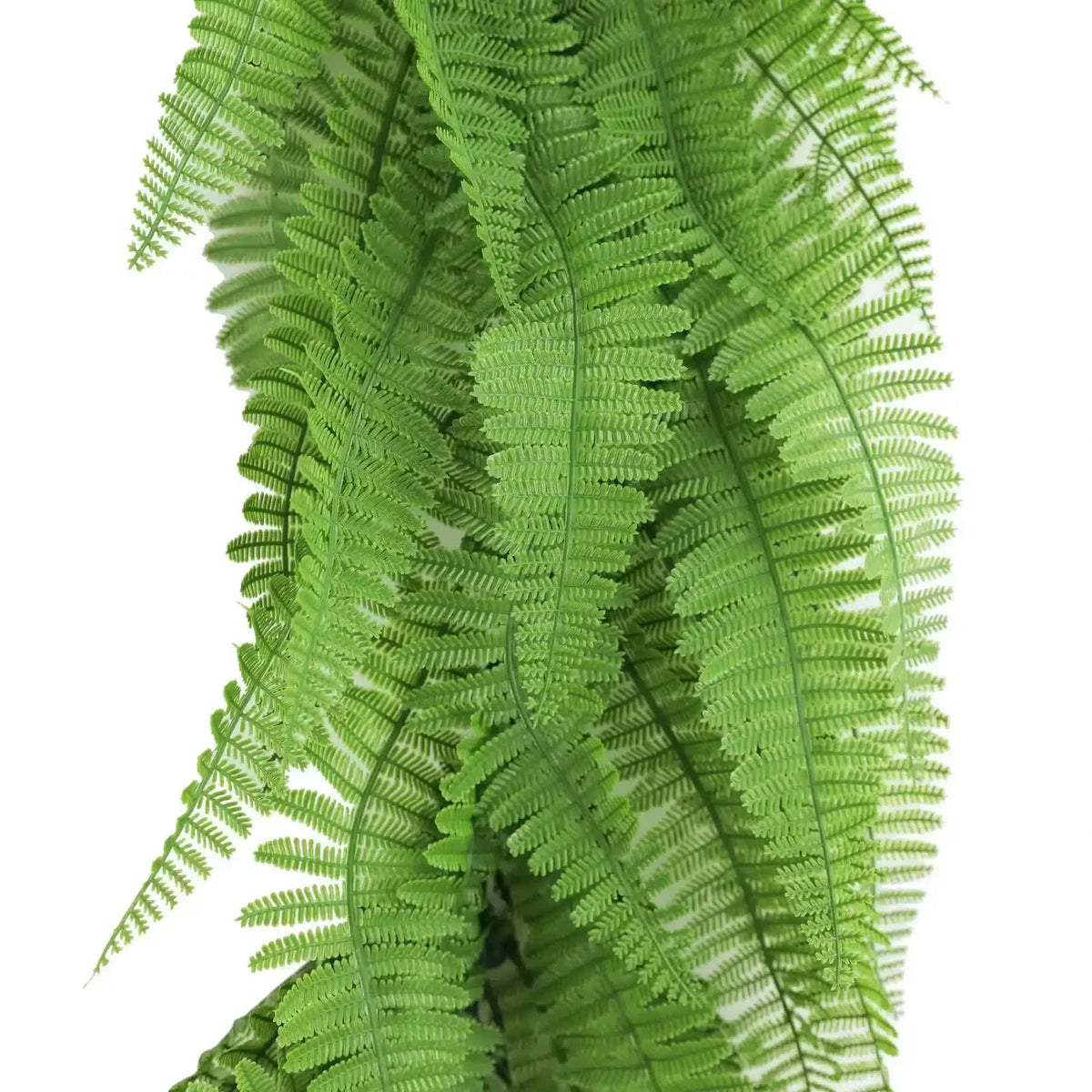 Artificial Extendable Hanging Bright Green Hanging Fern Vine UV Resistant 55cm