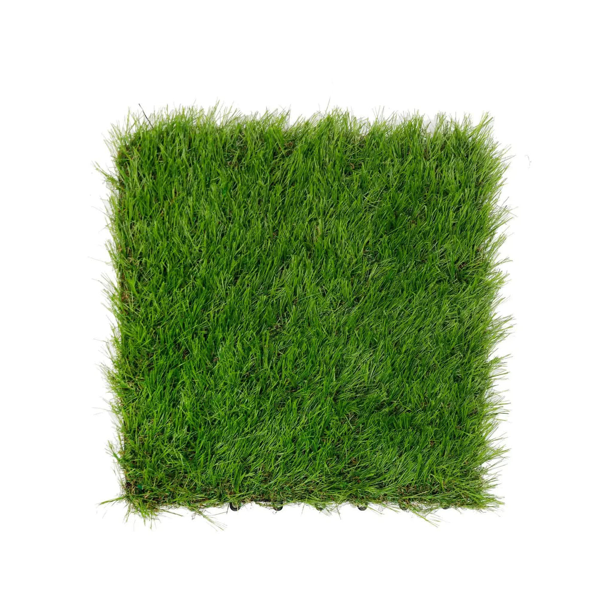 9 Pieces of Interconnecting Artificial Grass Decking Tiles Resistant 30cm x 30cm