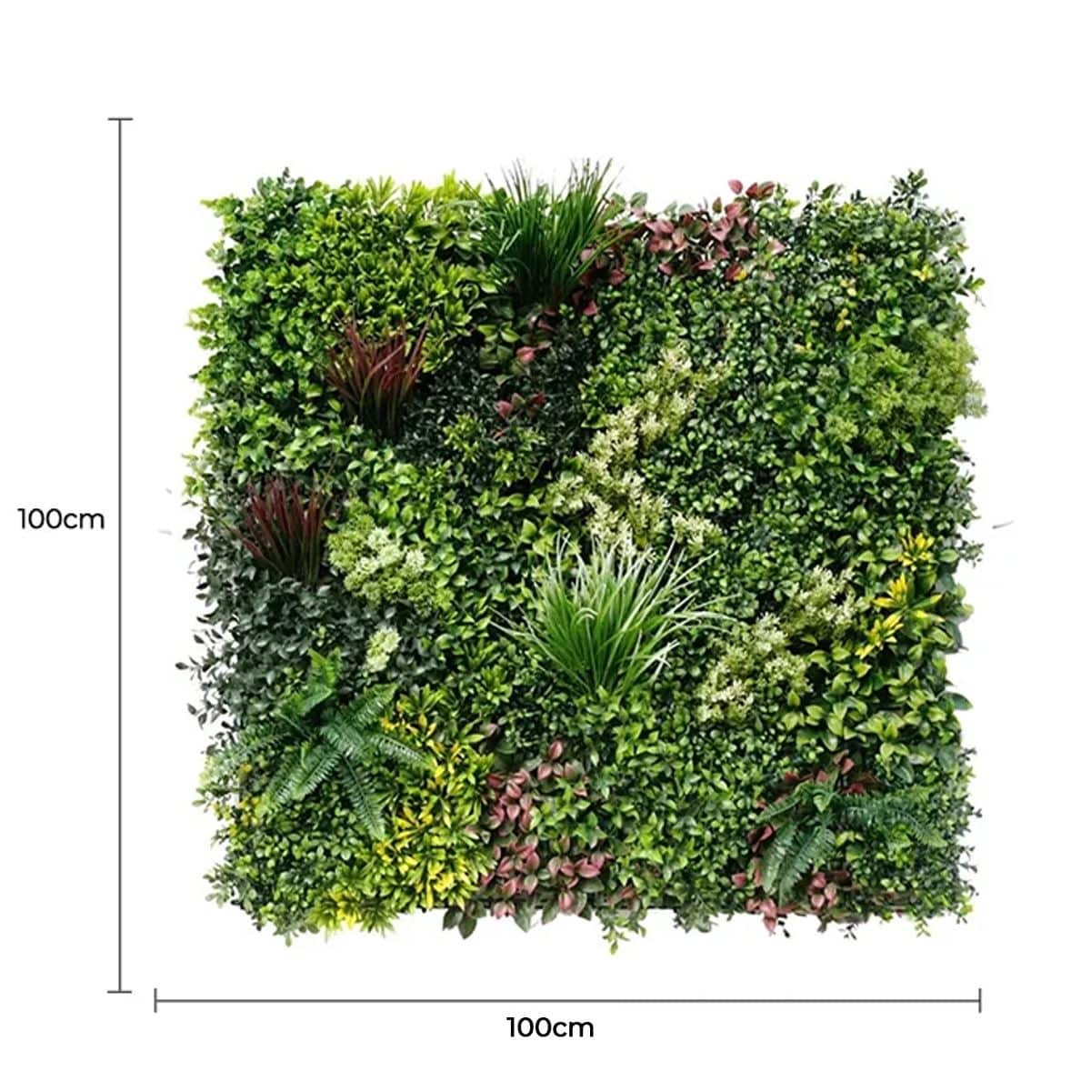 Luxury Triptych Vertical Garden Living Wall Set 3 1m 1m 3 SQM UV Resistant