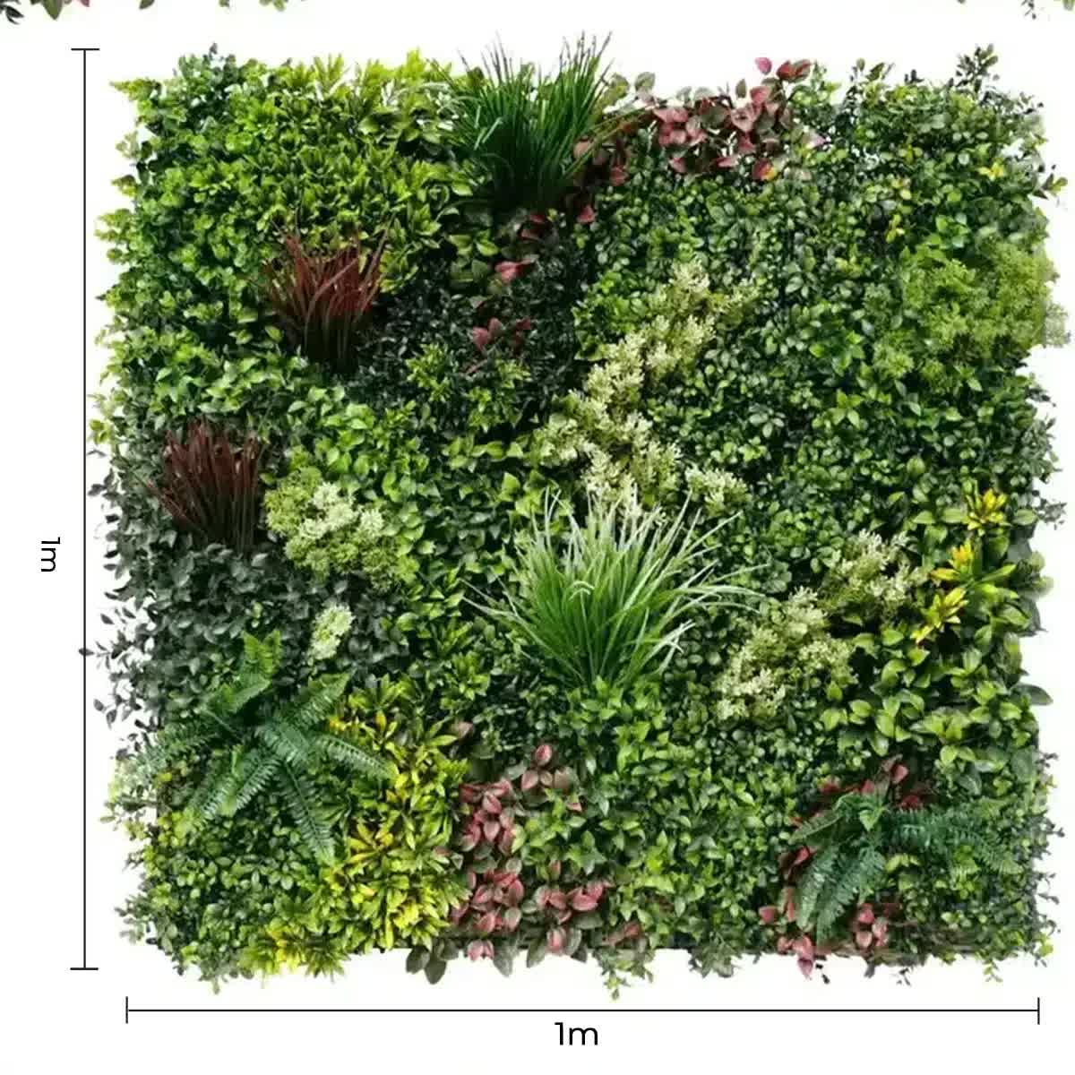 Draft Luxury Triptych Vertical Garden Living Wall Set 3 1m 1m 3 SQM UV Resistant