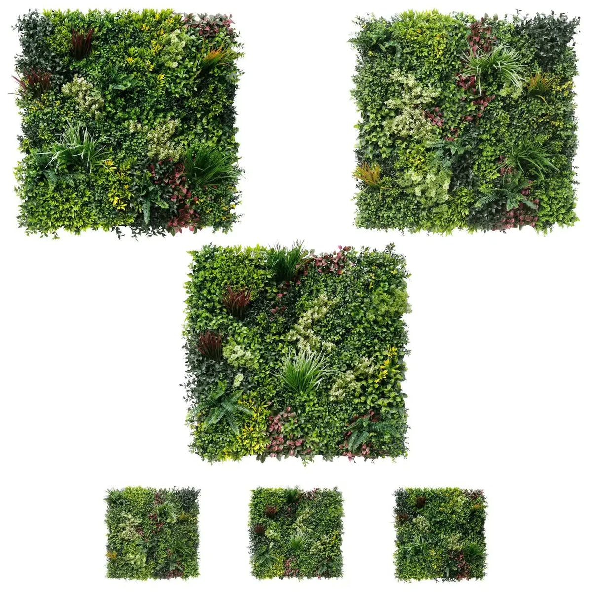 Draft Luxury Triptych Vertical Garden Living Wall Set 3 1m 1m 3 SQM UV Resistant