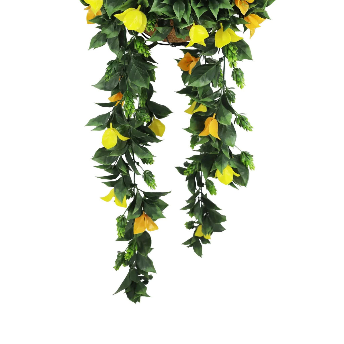 Artificial Hanging Basket Orange & Yellow 30cm 80cm Long UV Resistant
