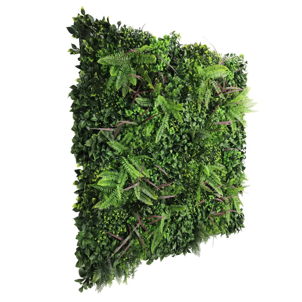 Verdant Fern Artificial Vertical Garden / Green Wall Panel 1m x 1m UV Resistant