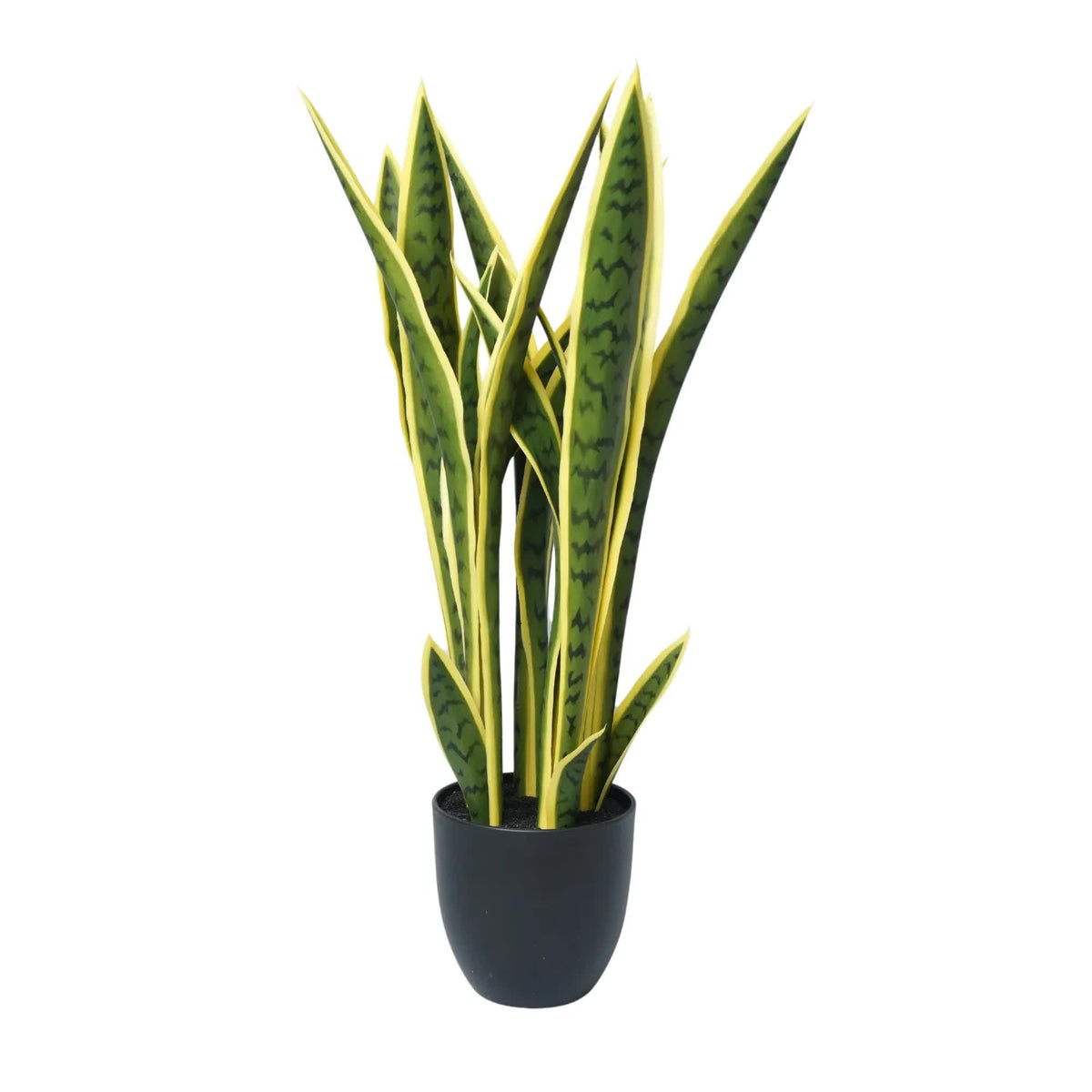 Artificial Mother in Law Tongue / Yellow Tongue Sansevieria UV Resistant 60cm