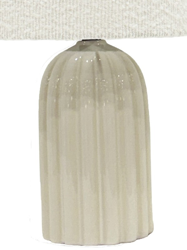 Elan Table Lamp Boucle Shade 37cm