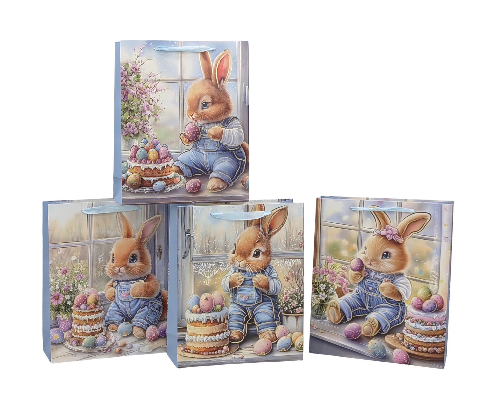 bulk 24 Easter Confections Gift Bag Small 4 Asst