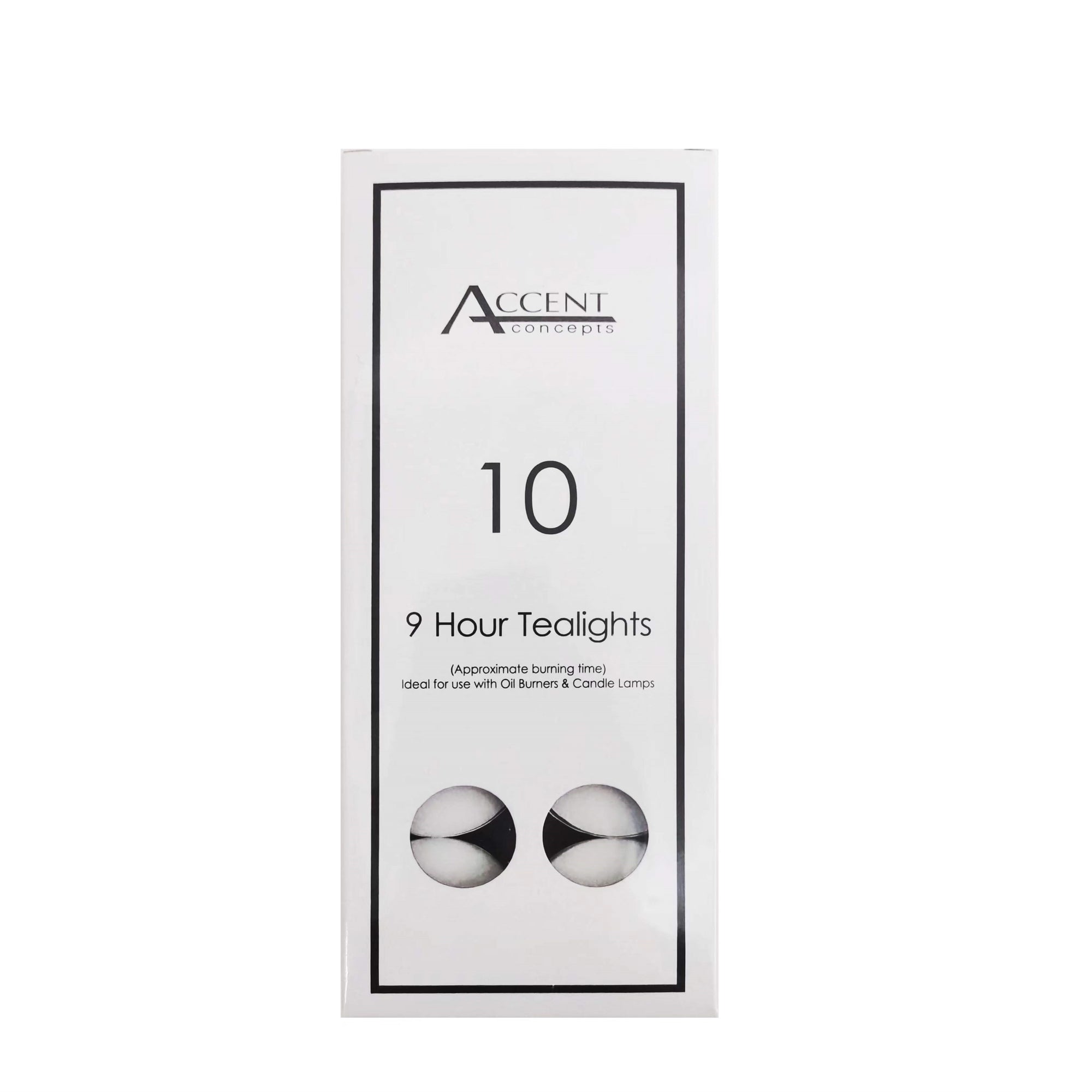 bulk 60 Accent 9 Hour Tealight 10 Pack