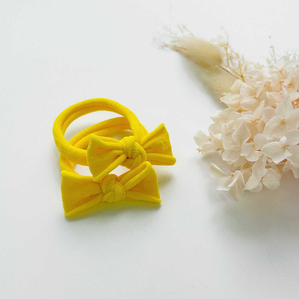 Handmade Simple Bows - School colours - Bottle Green - 1 pairs
