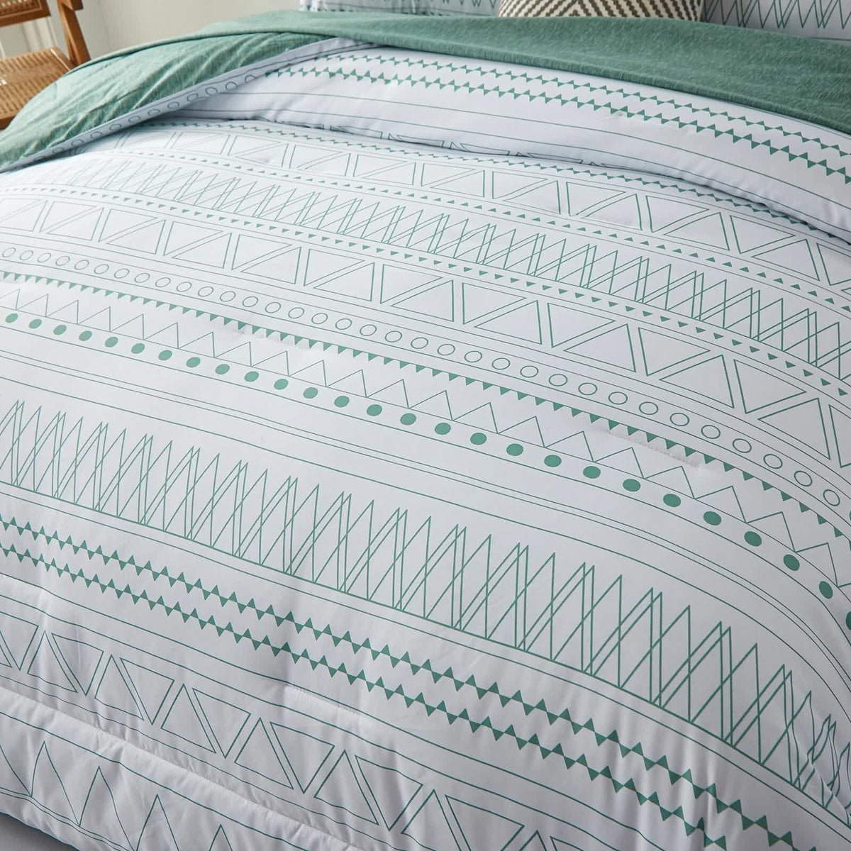 Boho Vibes Bedding Set – 3‑Piece Comforter & Pillow Covers