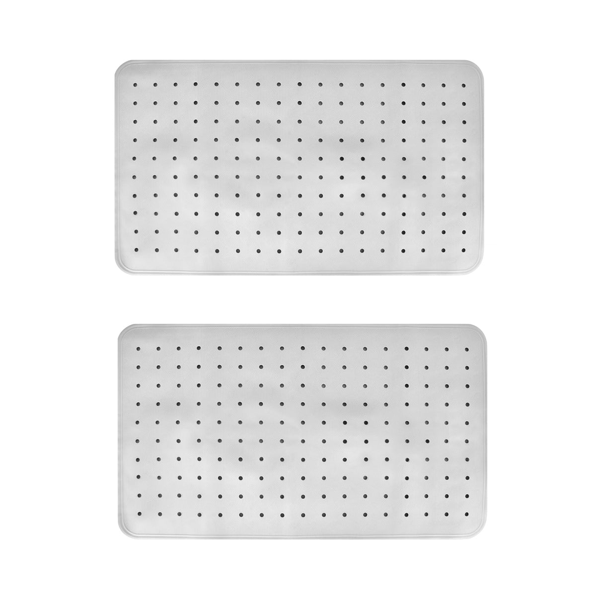 2Pack 70 40 cm Anti Slip Grip Shower Mat Quick Dry 100 Suction Cups 70×40 cm