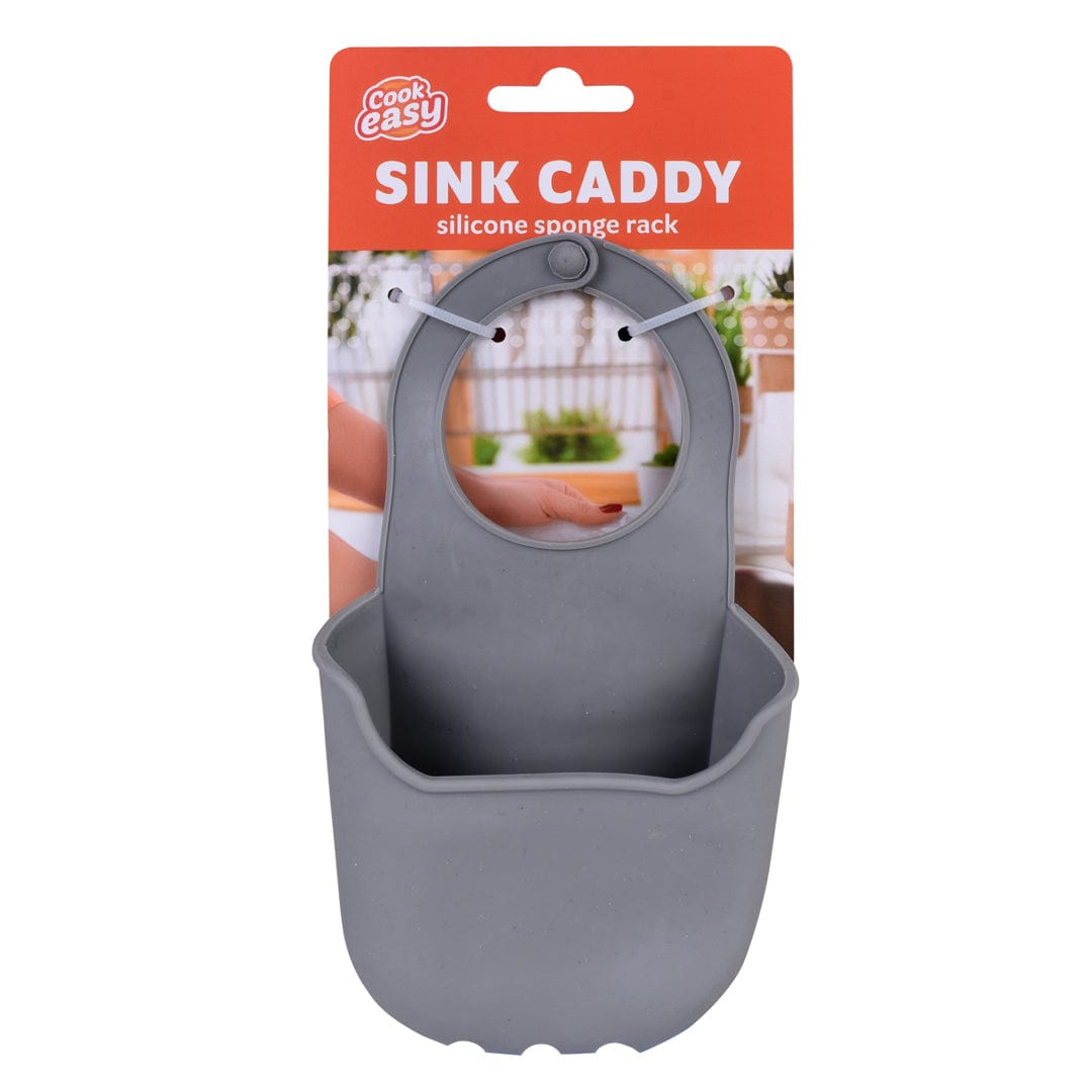 2 pcs Sink Caddy Silicone Sponge Rack Adjustable Silicone Kitchen Sink Organizer