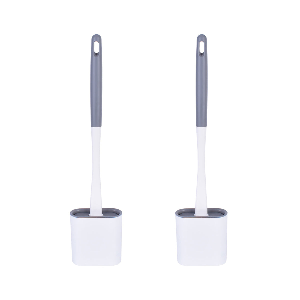 2 Pcs Toilet Brush Set