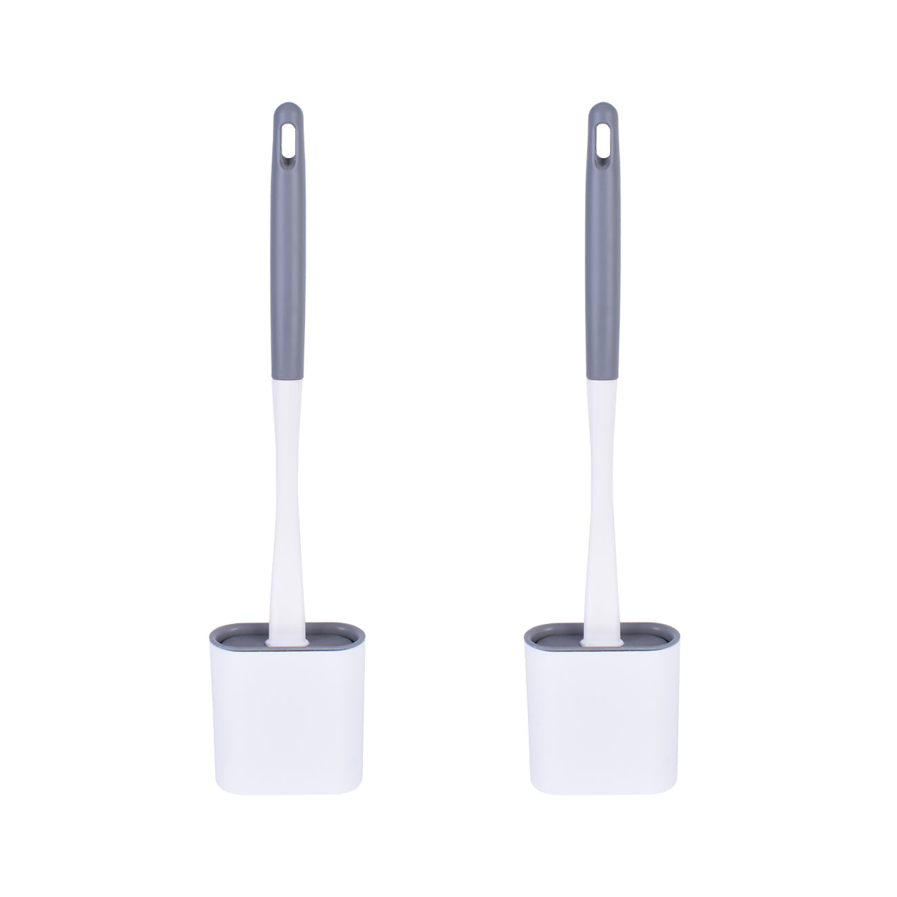 2 Pcs Toilet Brush Set