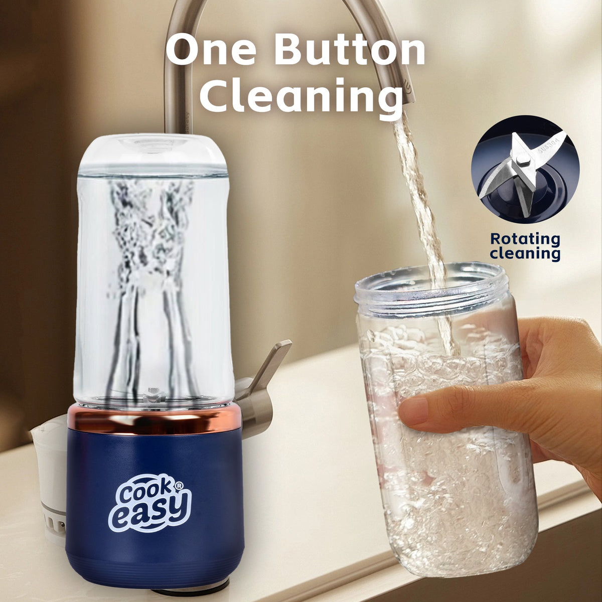 400ml USB C Rechargeable Juicer w/ Travel Lid Personal Blender Smoothies Shakes