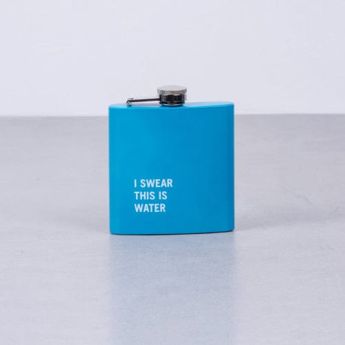 2 Pcs Stainless Steel Hip Flask 175 ml Each Funny Quotes 4 Super Bright Colours