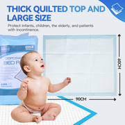 80pk Adult Disposable Bed Underpads 60 x 90cm