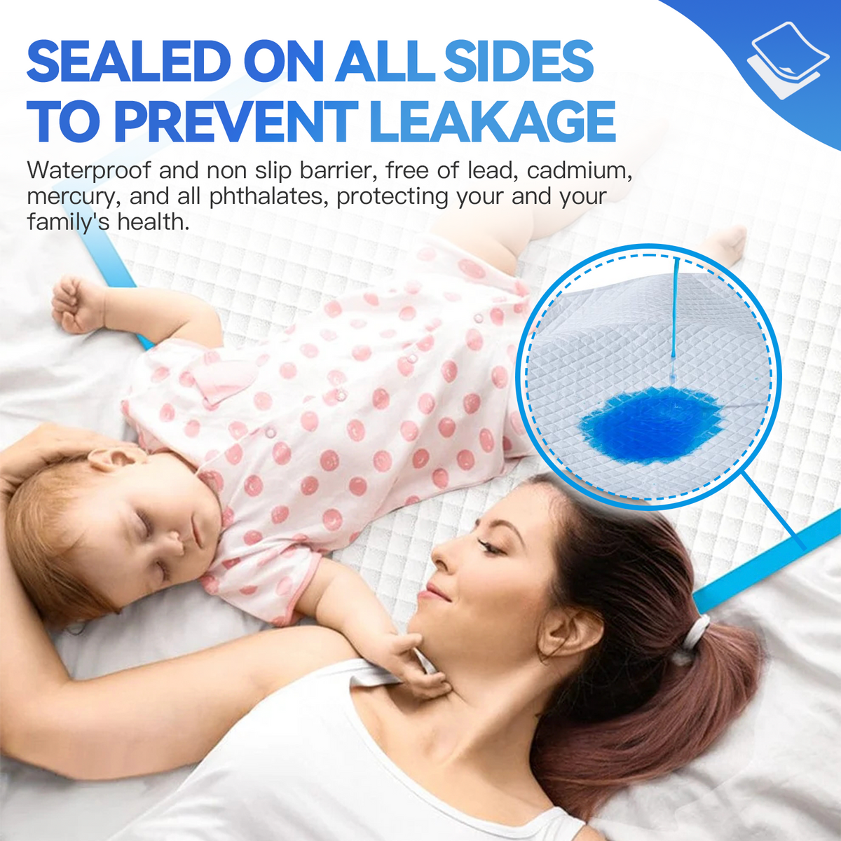 120pk Adult Disposable Bed Underpads 60 x 90cm
