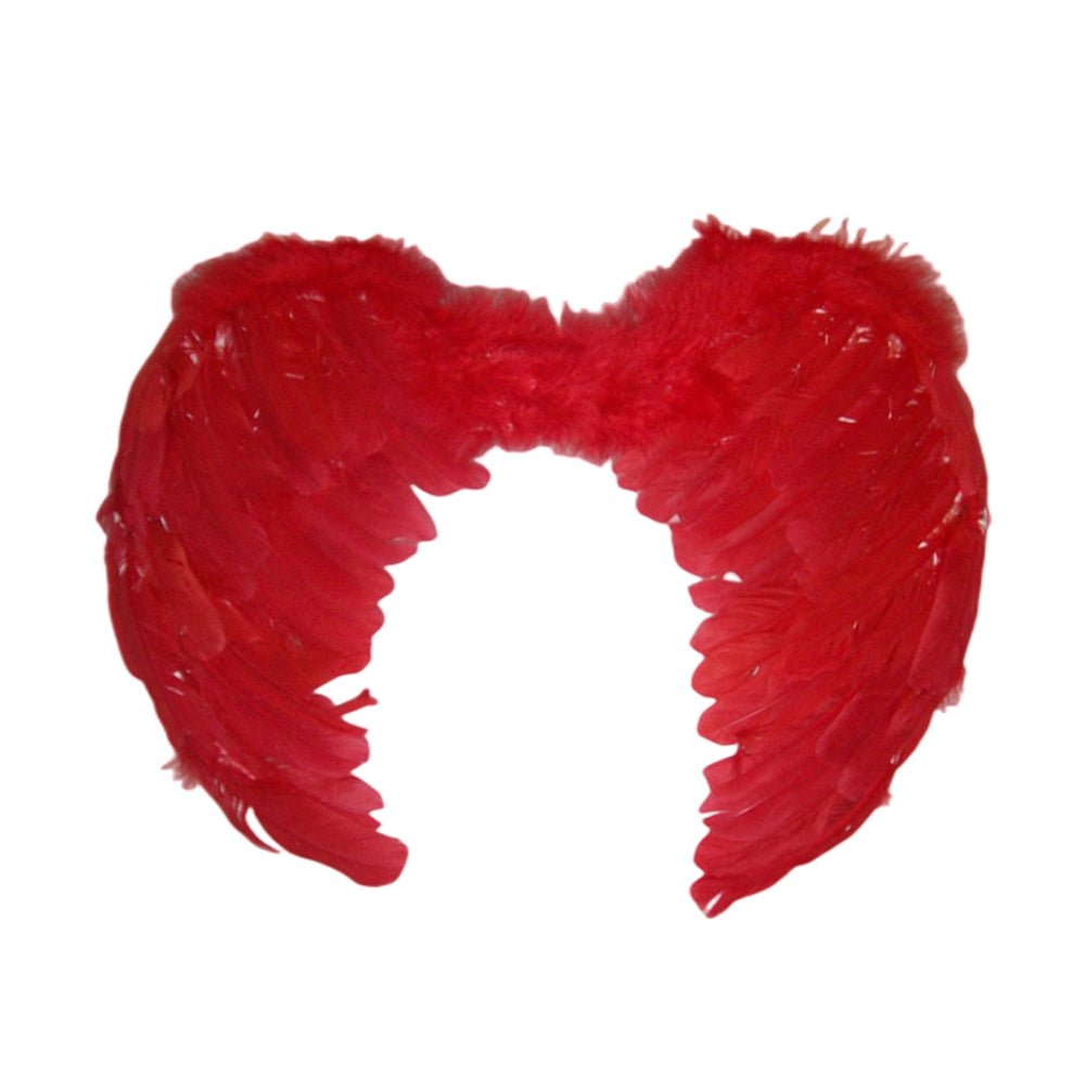 Large feather angel wings assorted colours - Blue