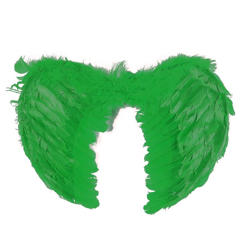 Large feather angel wings assorted colours - White