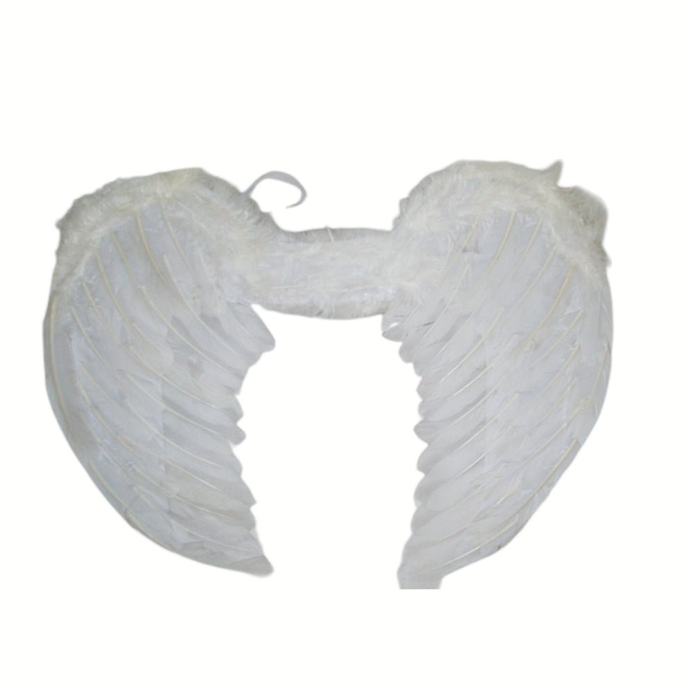 Large feather angel wings assorted colours - Red